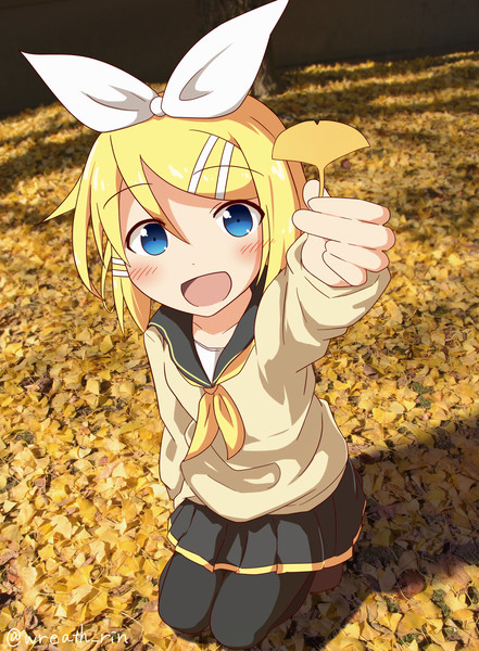 落ち葉拾い リース さんのイラスト ニコニコ静画 イラスト