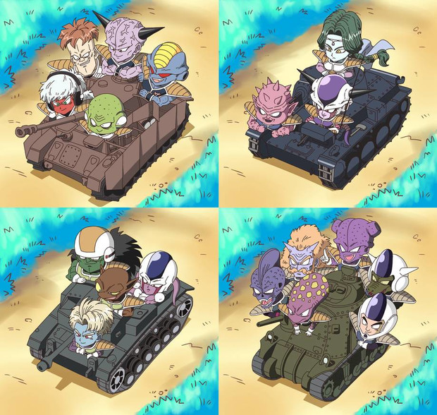 フリーザ軍でガルパンｅｄパロ よる さんのイラスト ニコニコ静画 イラスト