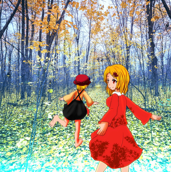 東方 秋は去り 幻想は冬の入り口へ 秋静葉 穣子 あほぱりぴ さんのイラスト ニコニコ静画 イラスト