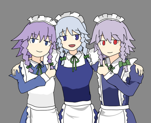 肩を組む釣りキチおばさん 海水ジュース さんのイラスト ニコニコ静画 イラスト
