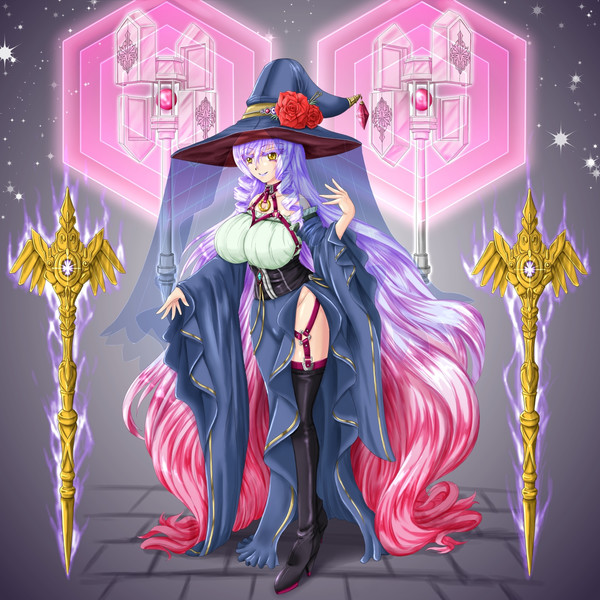 四杖使いの魔女 Nagisawa さんのイラスト ニコニコ静画 イラスト