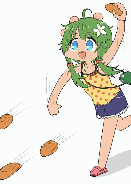 好きな言葉は 石を投げられたらパンを投げ返そう のスーちゃん あすにゃん さんのイラスト ニコニコ静画 イラスト