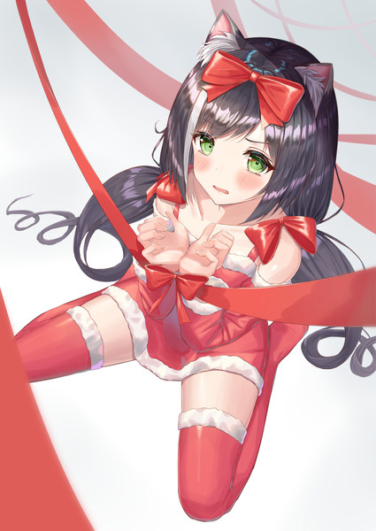 クリスマスプレゼントサンタコスキャルちゃん いなみさん さんのイラスト ニコニコ静画 イラスト