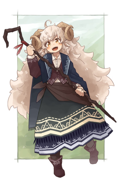 羊娘の羊飼いさん かぎのに さんのイラスト ニコニコ静画 イラスト