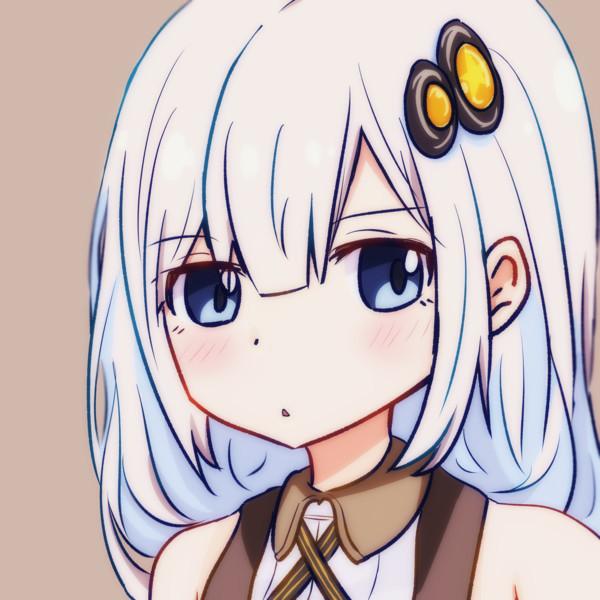 すまし顔のあかりちゃん ニコニコ静画 イラスト