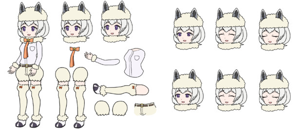 アルパカ ワカイヤ 新デザイン Png素材 杏仁どーふ さんのイラスト ニコニコ静画 イラスト