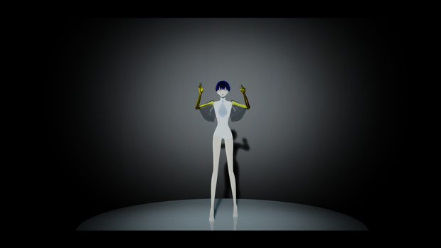 【ステージ配布】ただの円型台ステージ×2パターン