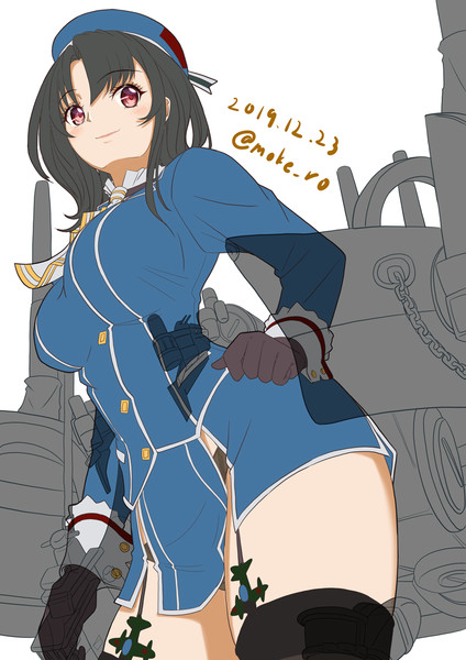 高雄はスカートのスリットが可愛いのよスリットが もけろー さんのイラスト ニコニコ静画 イラスト