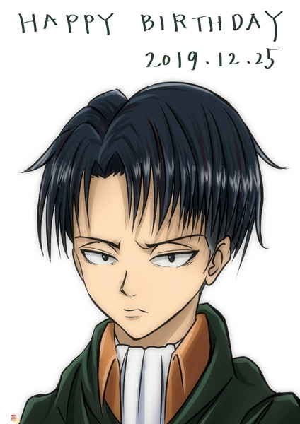 リヴァイ生誕らくがき 進撃の巨人 ニコニコ静画 イラスト