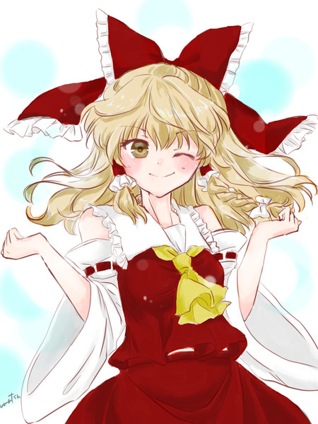 霊夢のコスプレだぜ しろがねゆゆまつ さんのイラスト ニコニコ静画 イラスト