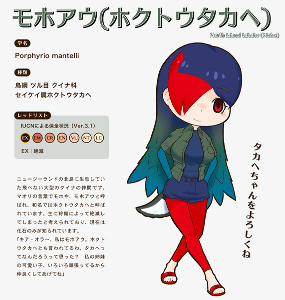美しいオリフレs モホアウ タカヘ ニコニコ静画 イラスト