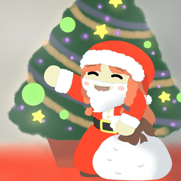 かわいい動物画像 綺麗なイラスト プレゼント イラスト サンタさん