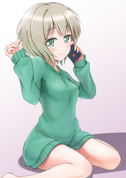 蘭とお話し中