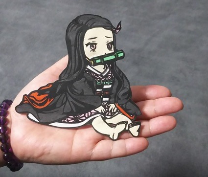 切り絵 竈門禰豆子 鰹節 さんのイラスト ニコニコ静画 イラスト