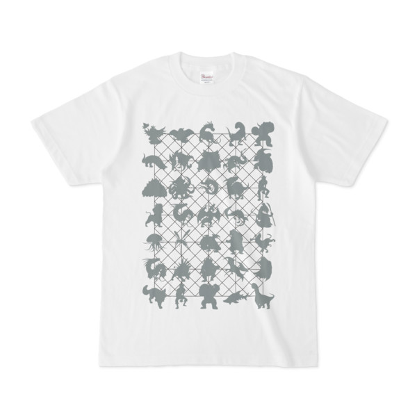 シンプルデザインTシャツ NET35☆MONSTER(GRAY)