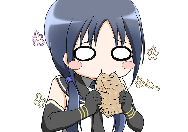 たい焼きを食べる涼風 くろやきそば さんのイラスト ニコニコ静画 イラスト