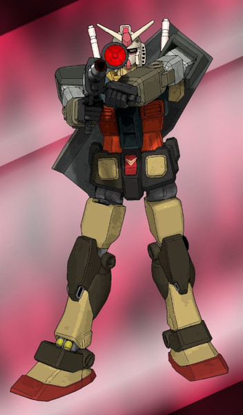 画像ソフトでガンプラをデジタル塗装 いるか本家 九州外伝 さんのイラスト ニコニコ静画 イラスト