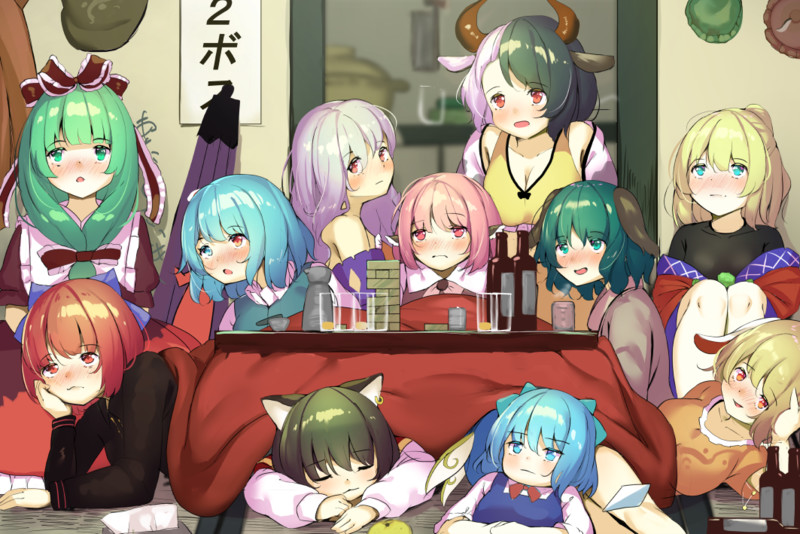 東方集合絵 Nicosub静画