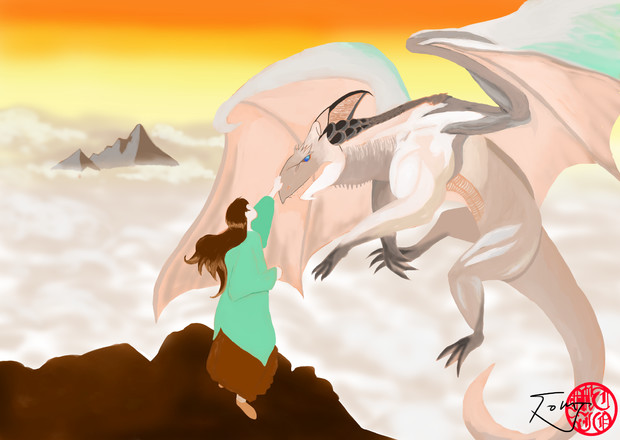 少女とドラゴン Tomj さんのイラスト ニコニコ静画 イラスト