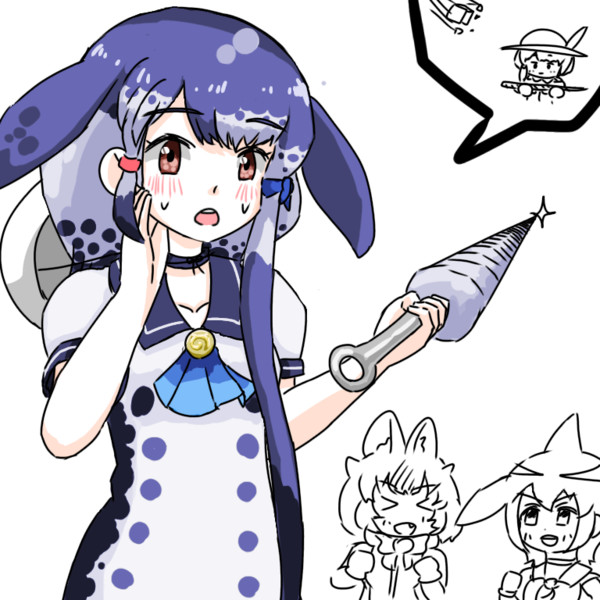 隊長はイッカクになる 裁ん さんのイラスト ニコニコ静画 イラスト