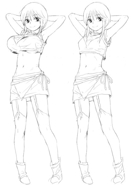 プル乳比べ うにスキー さんのイラスト ニコニコ静画 イラスト